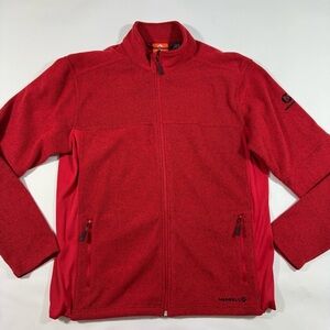 Merrell Mens Select Regular Zip Jacket Size Large Red